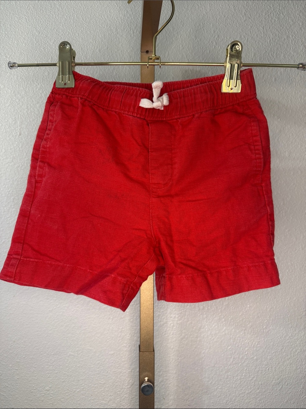 Jamie & Jack- Red Kids' Drawstring Shorts - 3T